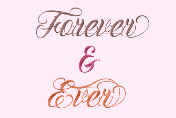 Forever and Ever Lettering Embroidery Review