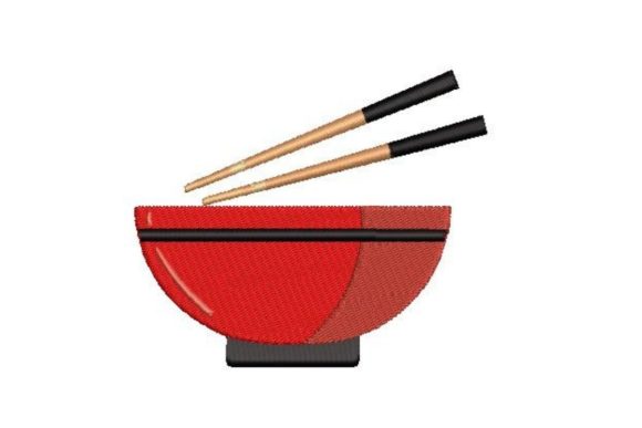 Ramen Bowl with Chopsticks: A Holiday Stitch Review