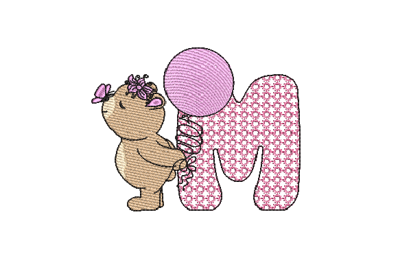 Review: M Girl Teddy Embroidery Design