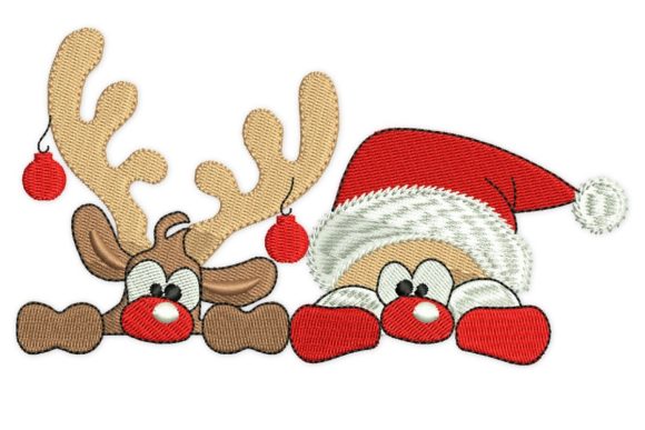 Reviewing Deer and Santa for Holiday Embroidery