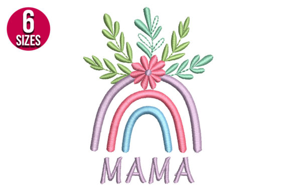 Reviewing Mama Rainbow with Flowers for Boutique Sweatshirts