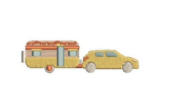 Vintage Camping Trailer: A Holiday Stitch Review