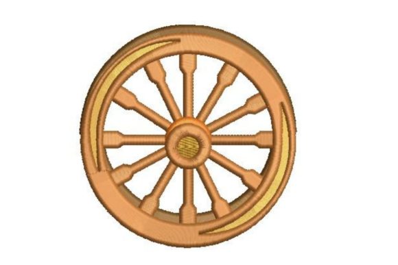 Wooden Wheel: A Vintage Embroidery Design Review